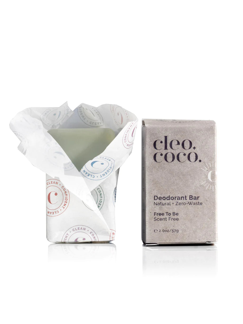 CLEO + COCO NATURAL | Deodorant BAR, Zero Waste 2.0