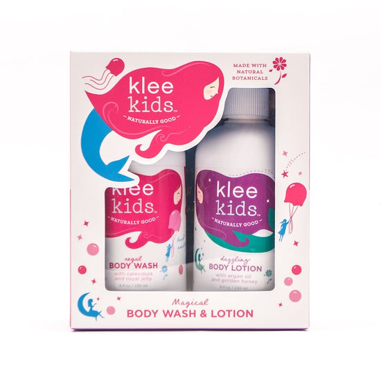 KLEE NATURALS | Klee Kids Regal Body Wash and Dazzling Body Lotion Set