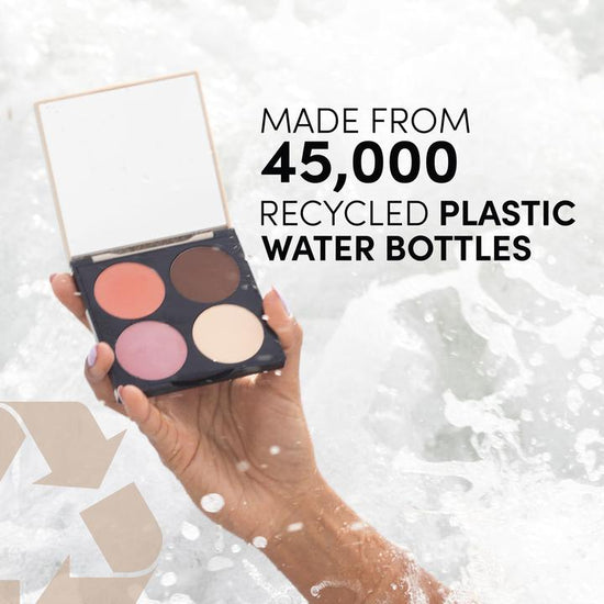 Refillable Quad Compact Palette |  FITGLOW BEAUTY