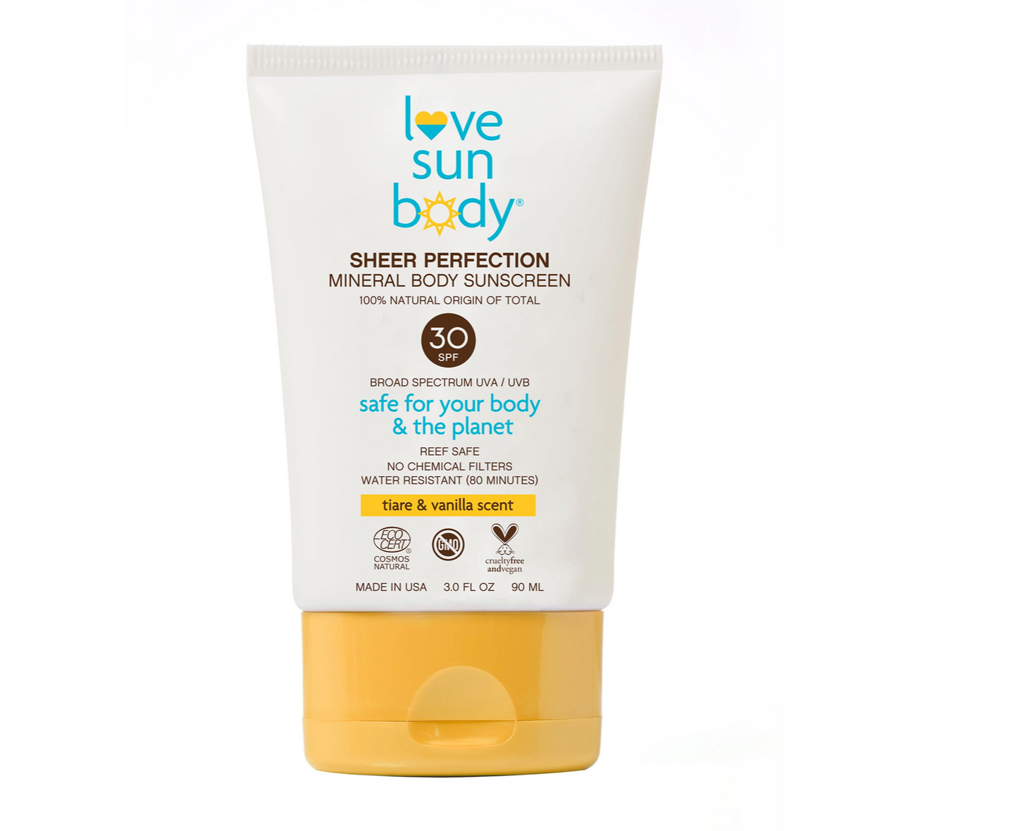 Load image into Gallery viewer, LOVE SUN BODY | Sheer Perfection Mineral Body Sunscreen SPF 30
