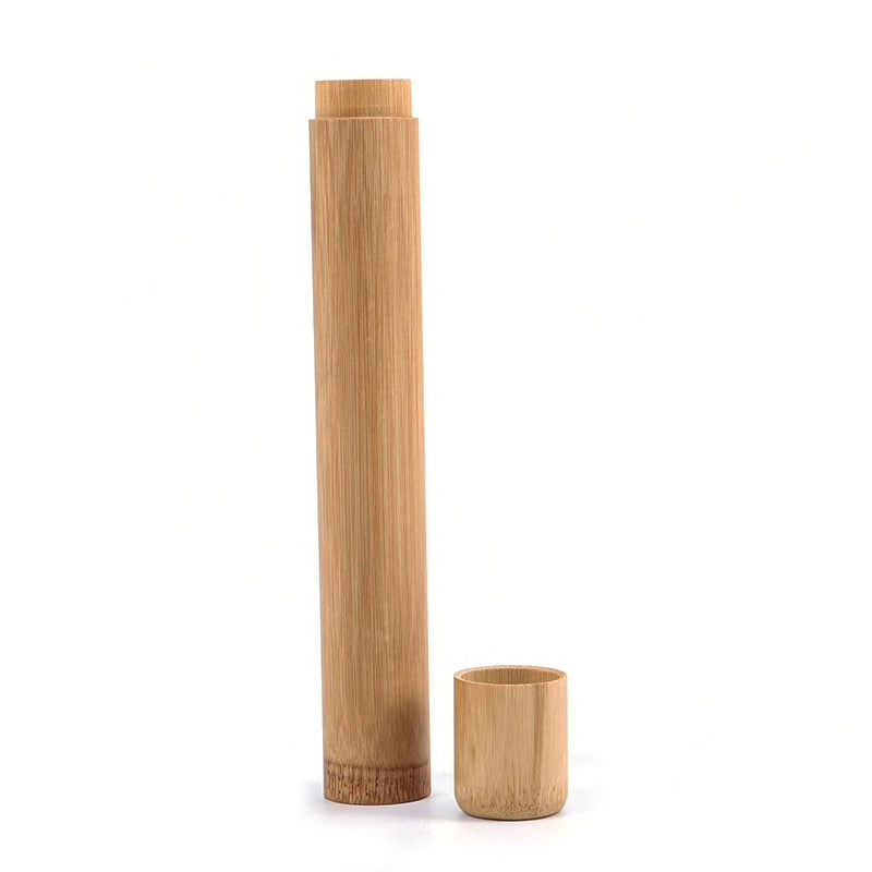 Load image into Gallery viewer, Eco Friendly Bamboo Toothbrush Travel Case
