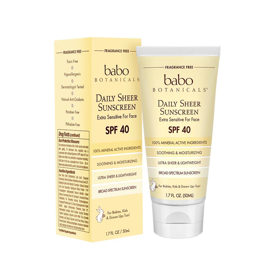 Babo Daily Sheer SPF 40 Sunscreen