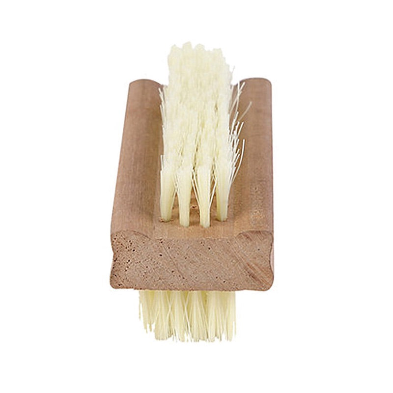 Wooden Nail Brush for at Home Pedicures Non-Toxic Nail Polish