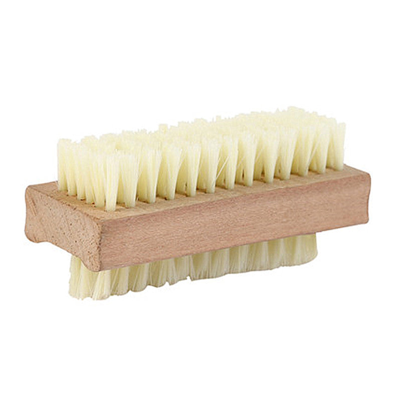 Load image into Gallery viewer, Wooden Nail Brush for at Home Pedicures using Chemical Free Nail Polish

