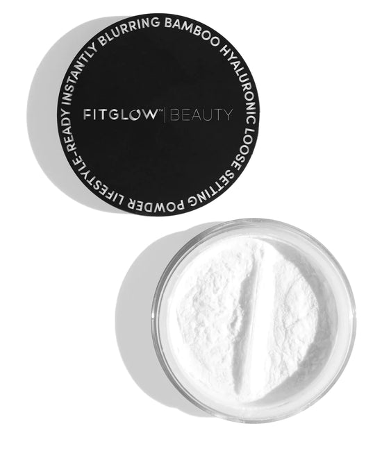 Load image into Gallery viewer, FITGLOW BEAUTY | Bamboo Hyaluronic Loose Setting Powder
