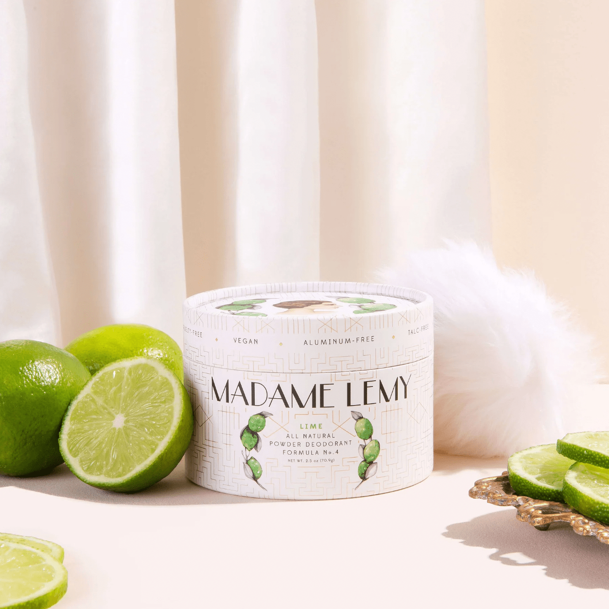 MADAME LEMY | Le Petit Deodorant, Body Powder & Dry Shampoo - Lime & Bergamont