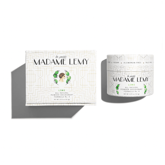 Load image into Gallery viewer, MADAME LEMY | Le Petit Deodorant, Body Powder &amp;amp; Dry Shampoo - Lime &amp;amp; Bergamont
