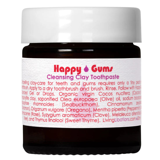 LIVING LIBATIONS Happy Gums Cleansing Clay Toothpaste